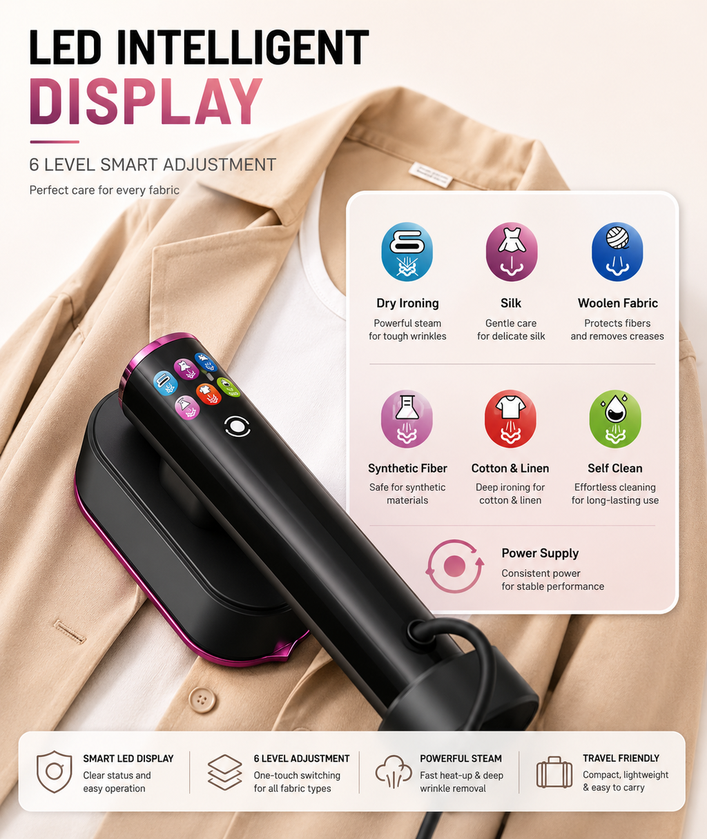 ZaHood Portable Garment Steamer™